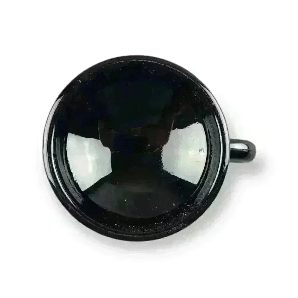 Virgo Zodiac Vintage Astrology Black Milk Glass Beer Stein Tankard Coffee Mug - Picture 7 of 7